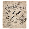 Northwest Disney's Peter Pan Neverland Map Compass Tapestry for Bedroom