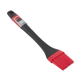 GoodCook Touch Silicone Basting Brush with Non-Slip Handle, Red/Black