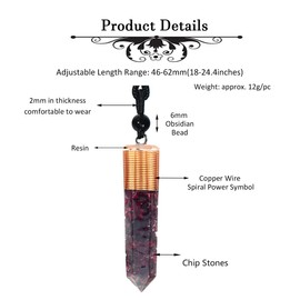 Nupuyai Peridot Healing Crystal Point Pendant Necklace for Women Men, Spiral Hexagonal Stone Pendant with Adjustable Cord 60cm