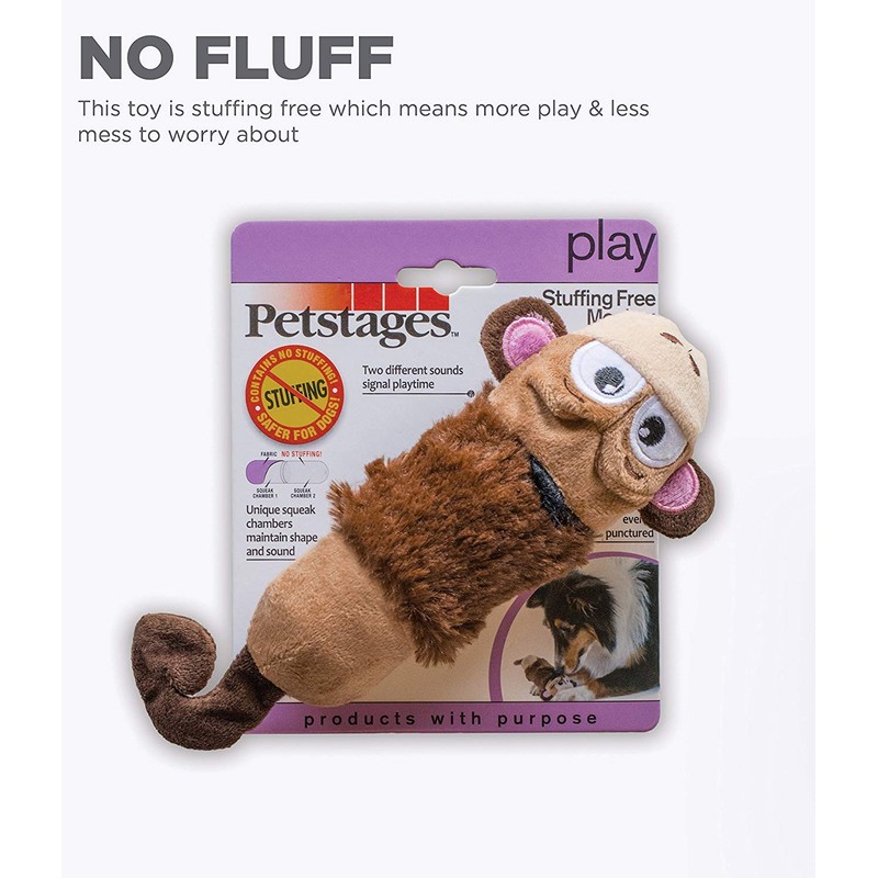 Stuffing Free Lil' Squeak Monkey
