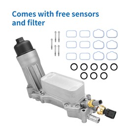 926-876 926-959 3.6L V6 Oil Filter Housing Oil Cooler Compatible with 2014-2021 Dodge Journey Charger Challenger Caravan Durango Avenger Wrangler Grand Cherokee Chrysler 200 300 Town Country Jeep Ram