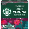 Starbucks K-Cup Coffee Pods, Dark Roast Coffee, Caffè Verona, 100%
