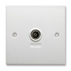 (ANTIFERENCE) WALL PLATE SINGLE IEC SCREENED, Wall Plates, Outlets Aerial