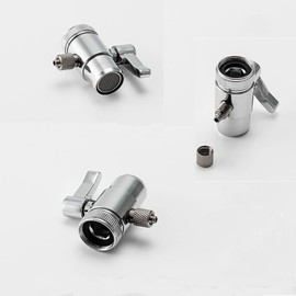 Faucet diverter valve, Water Filters Faucet Adapter for tubing,faucet connector for water diversion, Bathroom Sink Adapter - Hose Attachment Connector M22 female Thread with 3/8" outlet