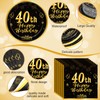 Funnymoom 452 Pcs 40th Birthday Party Decorations Set for Men