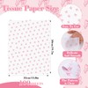 Pineraap 100 Sheets Bow Tissue Paper, Cute Pink & Black