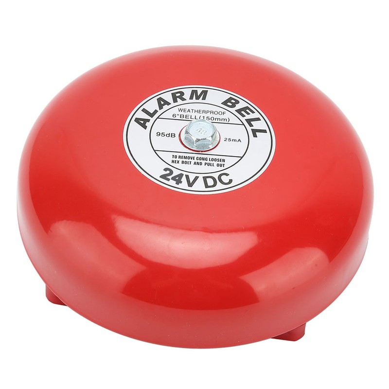 6 Inches Carbon Steel Internal Strike Type Electric Bell 95db