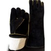 Welding Gloves, Heat Resistant Fire Proof Gauntlets, Fireside Gloves for