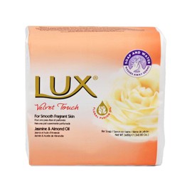 Lux Velvet Toch - Jasmone & Almond Oil Soap x 4 Bars