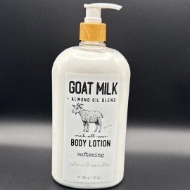 HOME&BODY GOAT MILK ALMOND OIL BLEND RICH BODY LOTION ALMOND VANILLA RICH 27 OZ