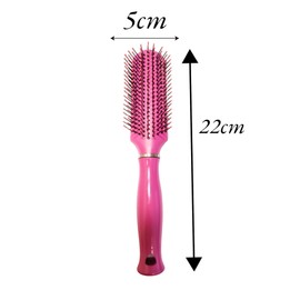 Super Mundo Plastic Detangling Hair Brush for Women, Men and Children with Thick/Thin/Curly/Dry Hair, Scalp Massage (96318)