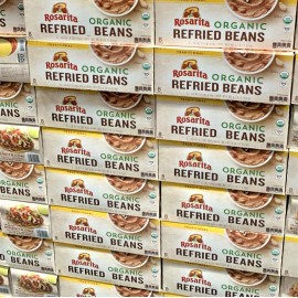 Rosarita Organic Refried Beans 16 oz x 8 Cans 8 lbs Total