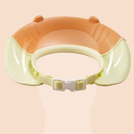 ISAKEN Shower Cap Children's Hair Washing Child Protection Baby Soft Adjustable Hair Washing Aid Cap Waterproof Cap for Children 0-8 Years Boys & Girls Shampoo Protection Baby Visor for Eyes and Ears