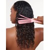 Rizos Curls Pink Detangling Flexi Brush for Curly Hair, Flexible