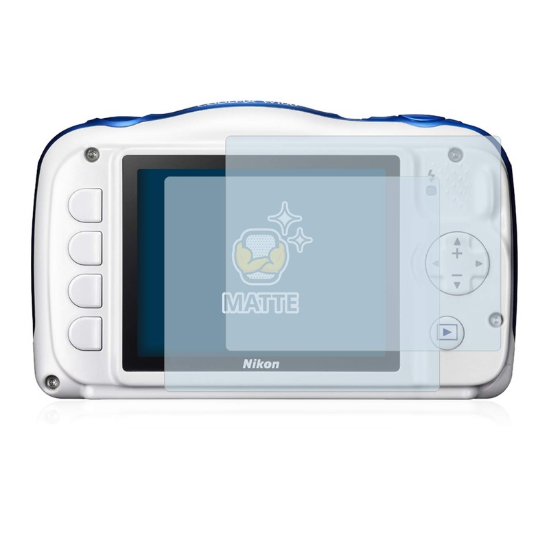 2 x Screen Protector for Nikon Coolpix Brotect Mats W100