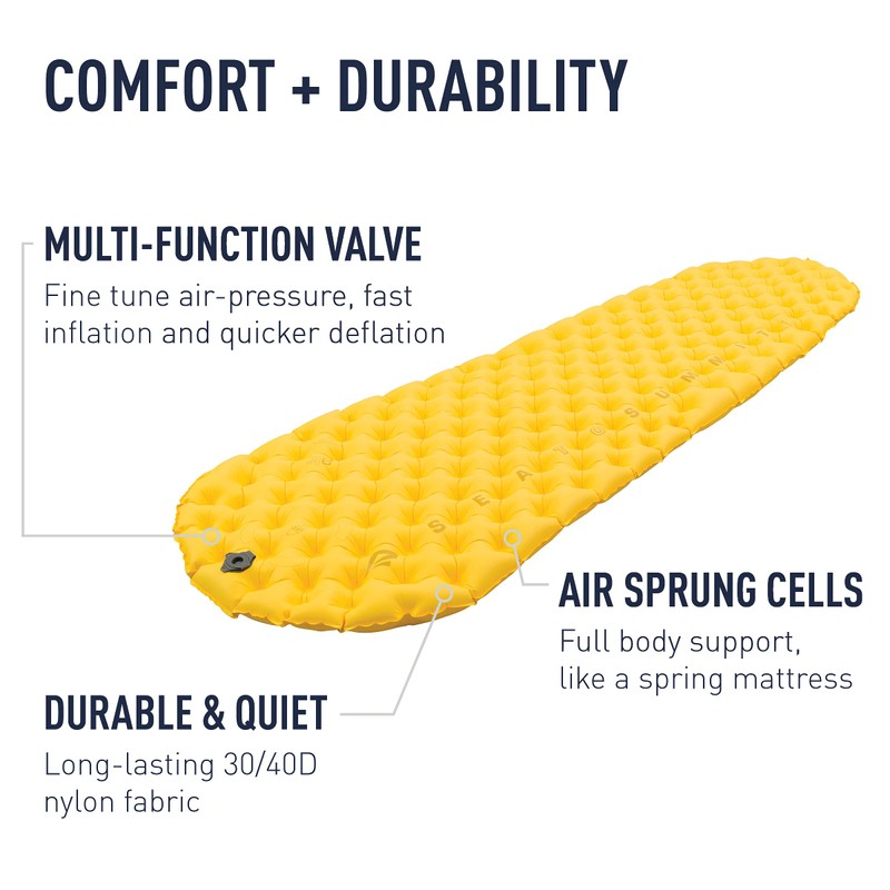 Sea to Summit Ultralight Backpacking Air Mattress, Regular (72 x