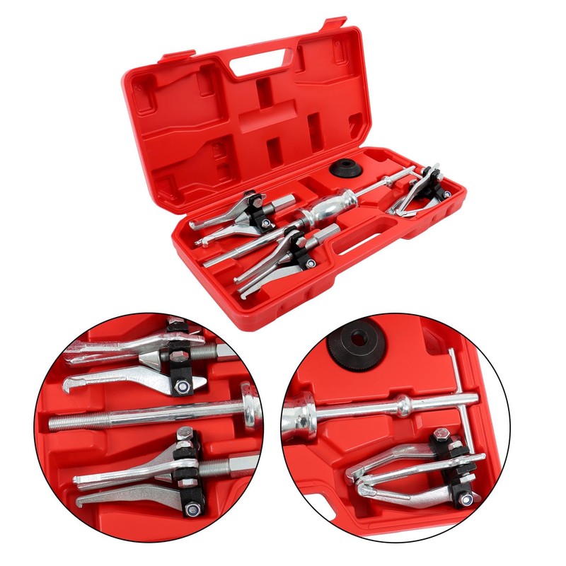 labwork 5Pcs 3 Jaw Gear Bearing Slide Hammer Puller Tool