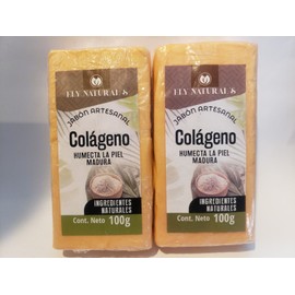 Ely COLLAGEN SOAP JABON DE COLAGENO  (2 pack) "Lineas de Expresión,Hidrata, Suaviza"