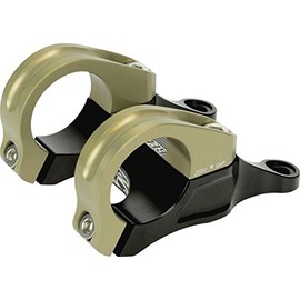 Renthal Integra 35 Stem: Direct Mount, 35mm Clamp, 45mm Reach, 0mm Rise, Black/Gold
