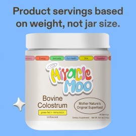 Unbranded 3 Pack New Mother Natures Bovine Colostrum grassfed+ immunolin Supplement 60 SV