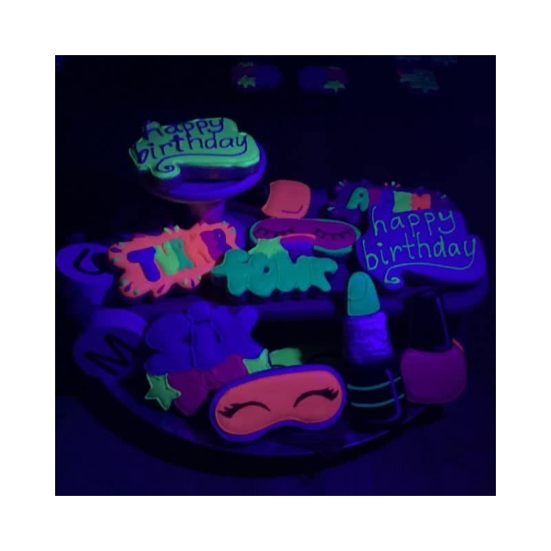 Sunflower Sugar Art Neon Yellow Glow In The Dark Petal