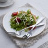 FULLYWARE 3-Tine Fork, Stainless Steel 7.6” Dinner Silverware Fork, Metal