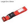 sourcing map Luggage Strap Suitcase Belt with Buckle, Combination Lock,