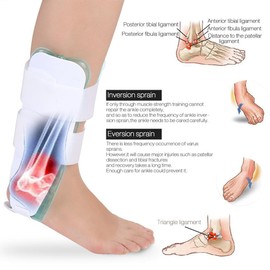 Tobilleras Esguince de Gel Fisioterapia Soporte tobillo pie Estabilizadora Ajustable para Aliviar dolor de hinchazón,lesiones,fascitis plantar Protección de tobillo para deporte