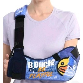 VELPEAU Arm Shoulder Elbow Immobilizer Sling Fracture Brace Size medium LEFT ARM