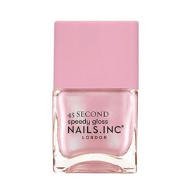 Nails.Inc 45 Second Speedy Gloss Nail Polish - Alix (Baby Pink Shimmer) - 0.47 fl oz / 14 mL