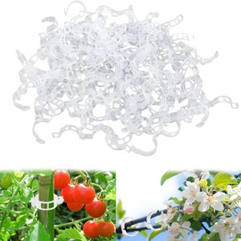 Pack of 200 Plant Clips for Climbing Plants, Tomatoes, Trellis Aids for Climbing Plants, Plant Clips, Vine Clips, Flower Clips for Vegetables Plants Attachment