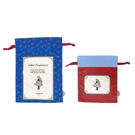 Kurahashi Rei Drawstring Bag, Set of 2, Illustrator