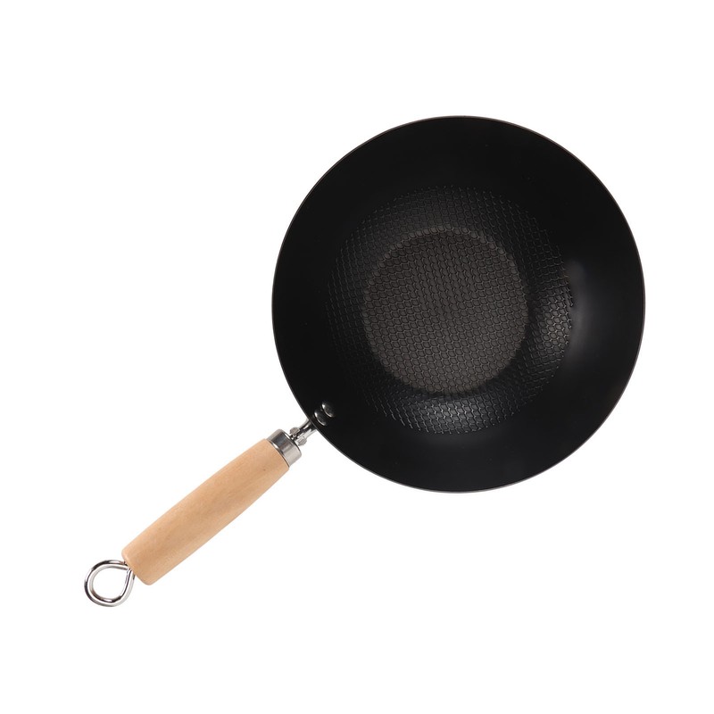 Frying Pan Even Heating Smooth Coating Multifunctional Iron Pot with