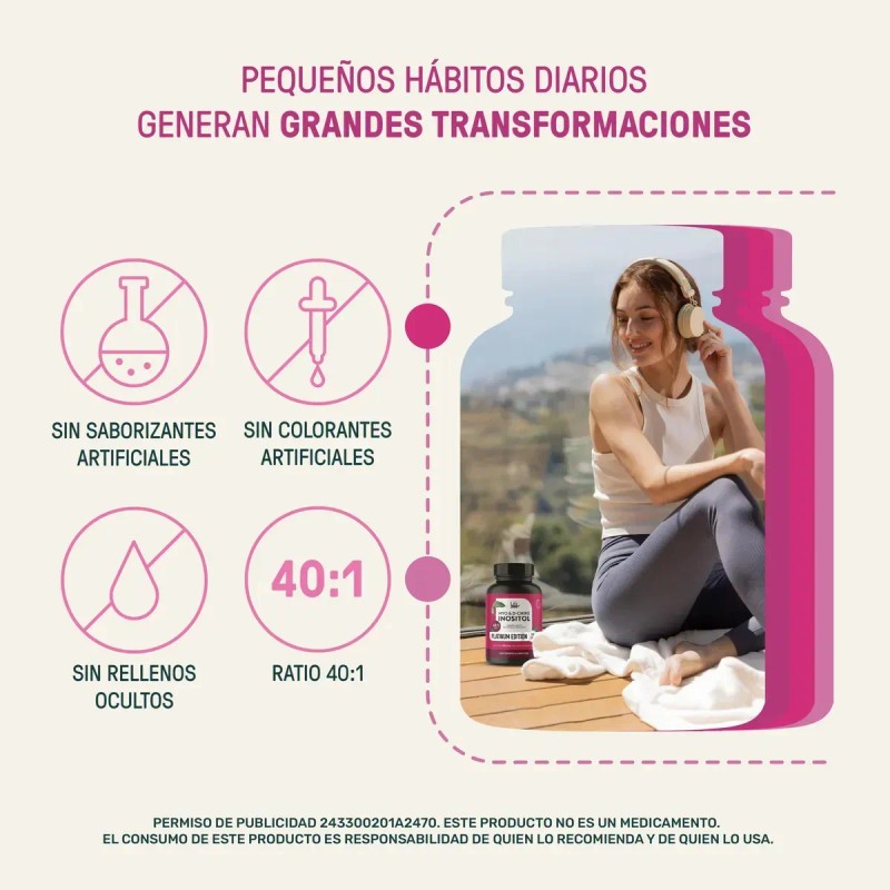 Inositol Platinum Myo Chiro Ratio 360 Cápsulas Life360