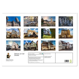 Steinau an der Straße (Wandkalender 2026 DIN A2 quer), CALVENDO Monatskalender: Die Gebrüder-Grimm-Stadt "Steinau an der Straße" (CALVENDO Orte)