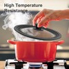 Universal Lid for Pots, Pans and Skillets, Tempered Glass Lid