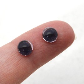 Realistic Cow Animal Glass Eyes 6mm to 40mm Jewelry Making Art Dolls Magic Taxidermy Sculptures Polymer Clay Eyeball Flatback Domed (40mm)