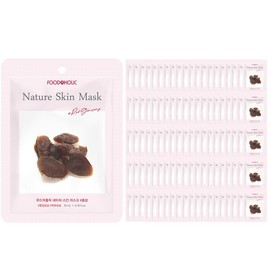 (100 sheets) Foodaholic Nature Skin Red Ginseng Mask Pack / (100매)푸드어홀릭 네이처스킨 홍삼 마스크팩