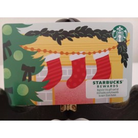 STARBUCKS CARDS 2021 " STOCKINGS HANGING "  GREAT PRICE  BRAND NEW