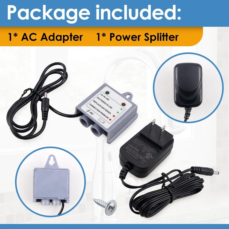 KITONLA 169031 AC Power Cord Adapter Kit, Compatible with Moen