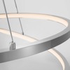 artika Salto 26W LED Modern Pendant Light Fixture, Chrome Finish