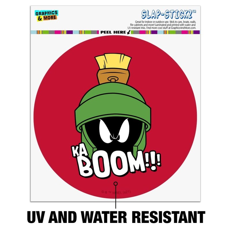 Looney Tunes Marvin The Martian Kaboom Automotive Car Window Locker