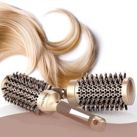 Jumbo Fine Boar Bristle Volume Hair Roll Brush Brush Roll