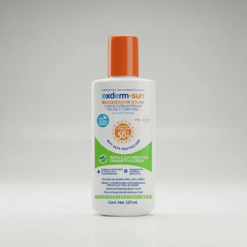 Exderm Sun Foto Protector Con Repelente Insectos Fps 50