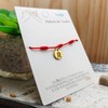 cotigo Bracelet 7 Red Knot with Initial Letters A Z