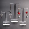 Seimeinoki Earring Stand, 6 Pieces, Acrylic, Transparent, Earrings, Display Stand,
