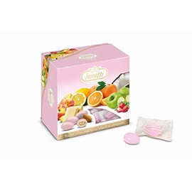 Buratti Confetti Tenerezze Vassoio Misto Frutta Rosa - 0.50 kg