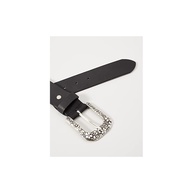 MGM Women's Floral Belt, Black (black-asi 1)