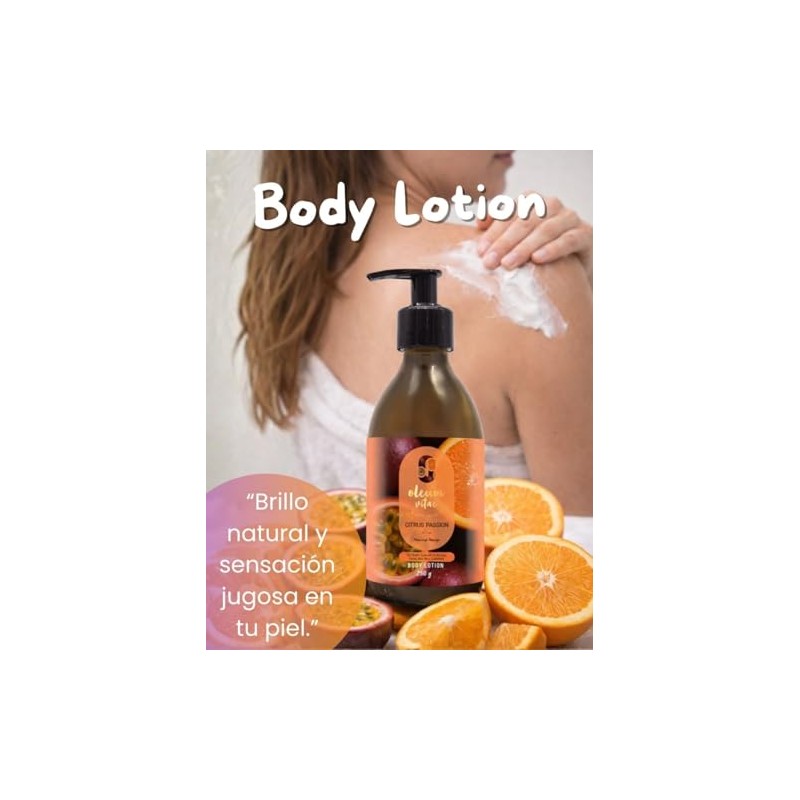 Oleum Vitae Kit Dúo Citrus Passion Maracuyá Naranja Crema Corporal