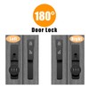 180 Degree Barn Door Locks and Gate Latches, 3-Digit Password
